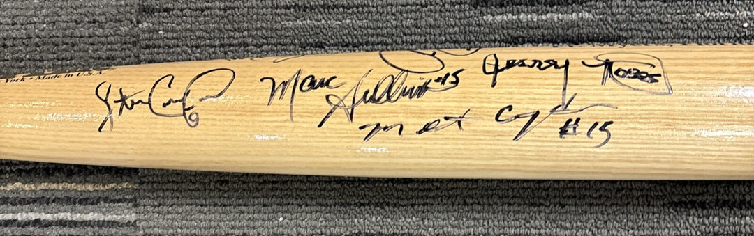 2016 Red Sox Fantasy Camp Signed Baseball Bat Campbell Petrocelli Bell Etc.