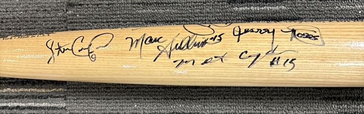 2016 Red Sox Fantasy Camp Signed Baseball Bat Campbell Petrocelli Bell Etc.