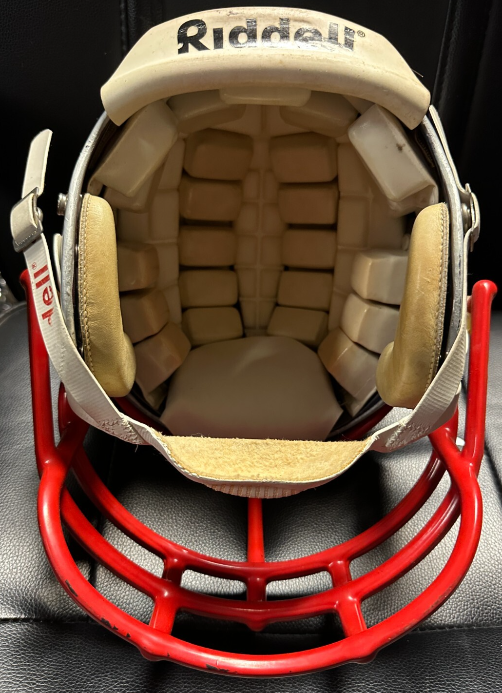 Old Riddell Logo Vintage New England Patriots Authentic Riddell Helmet NFL New Logo ...