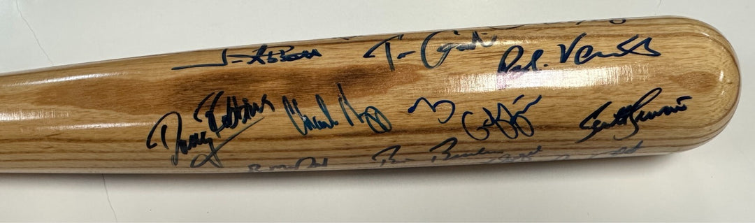 1988 Team USA Baseball Team Autographed Bat Abbott Ventura Nagy Martinez /800