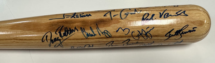 1988 Team USA Baseball Team Autographed Bat Abbott Ventura Nagy Martinez /800