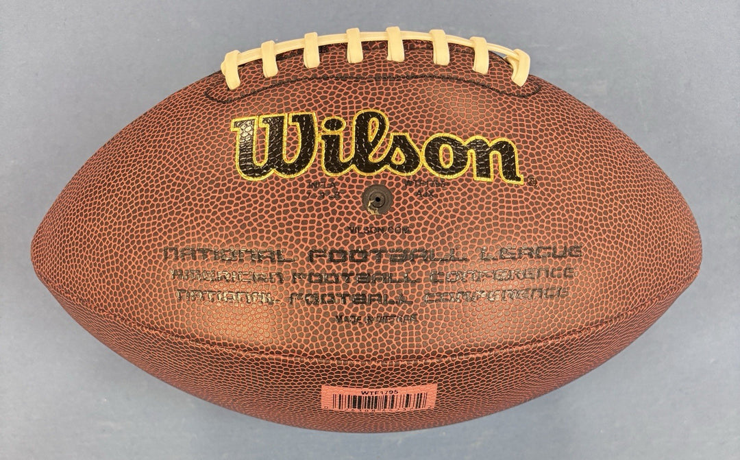 Dick Vermeil HOF To Steven Signed Wilson Football Eagles Rams Sportsworld COA