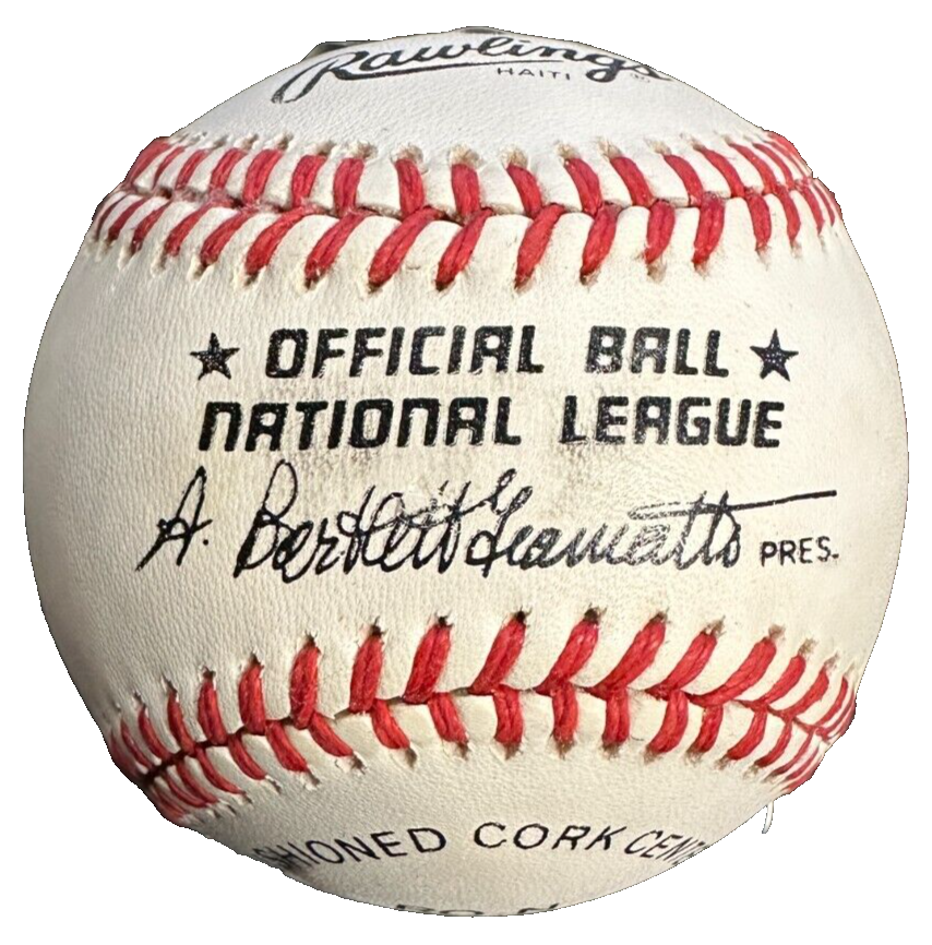 Billy Herman Autographed National League Baseball HOF Cubs Dodgers BAS