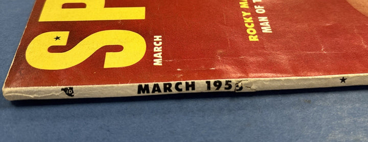 Sport Magazine March 1955 Issue w/ Pro Boxer Rocky Marciano Cover