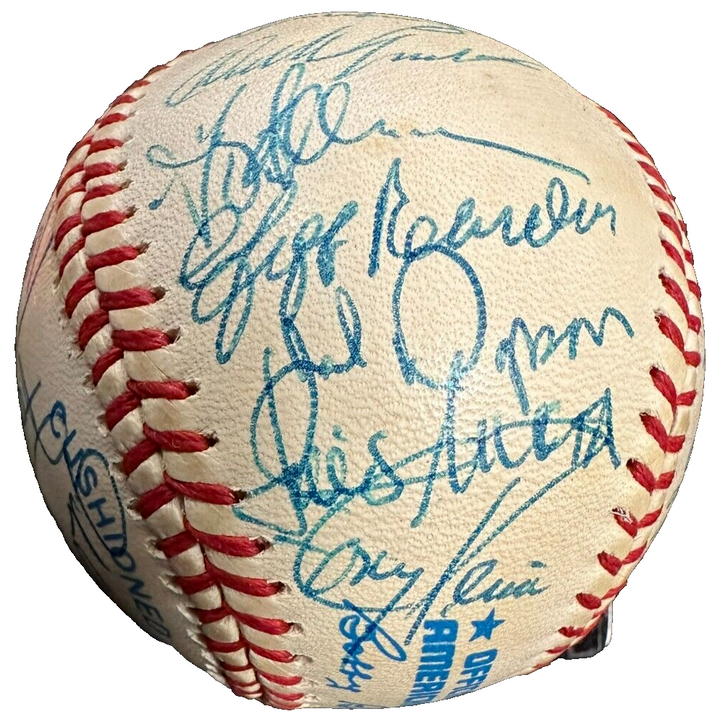 1992 Boston Red Sox Team Autographed Baseball Clemens Boggs Greenwell