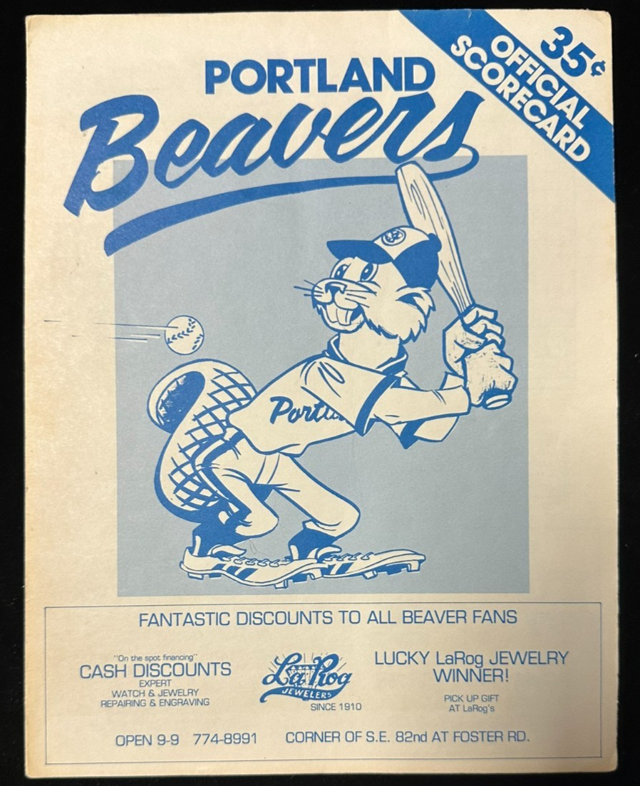 May 15, 1978 Portland Beavers & Tucson Toros Program, Ticket Stub & Clipping