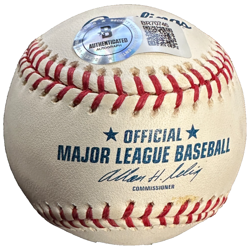 David Ortiz Autographed Official Major League Baseball W/Big Papi Insc BAS