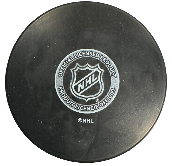 Mark Stuart Autographed Boston Bruins Hockey Puck NHL
