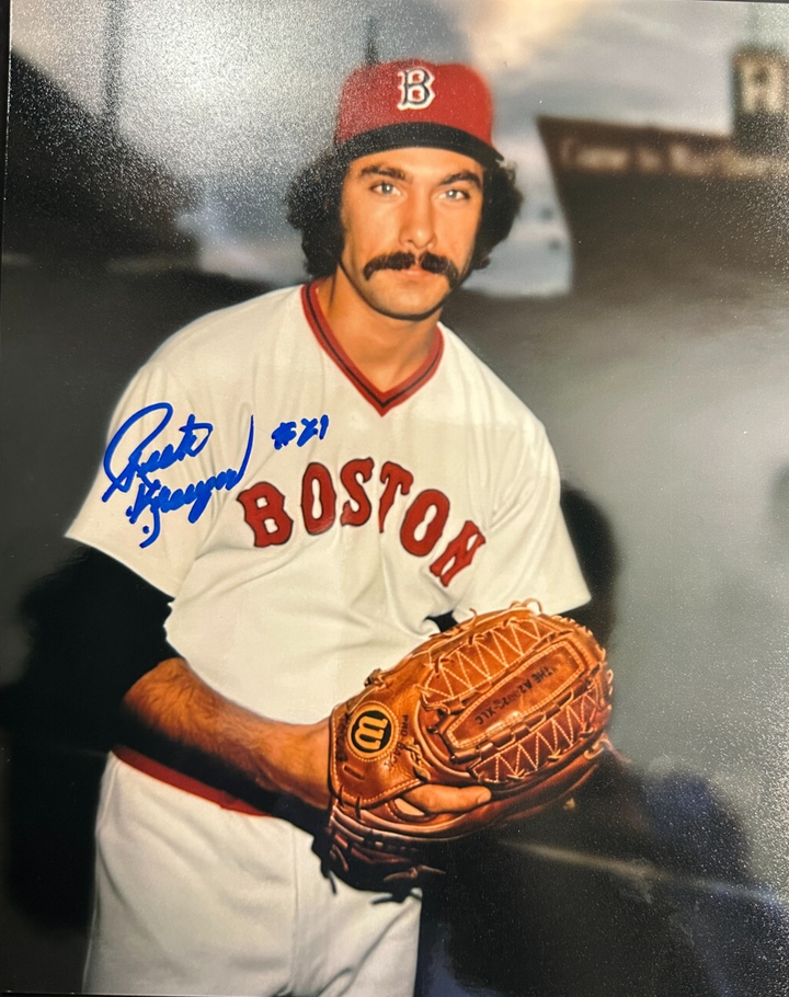 Rick Krueger Autographed 8x10 Photo 1975 Boston Red Sox