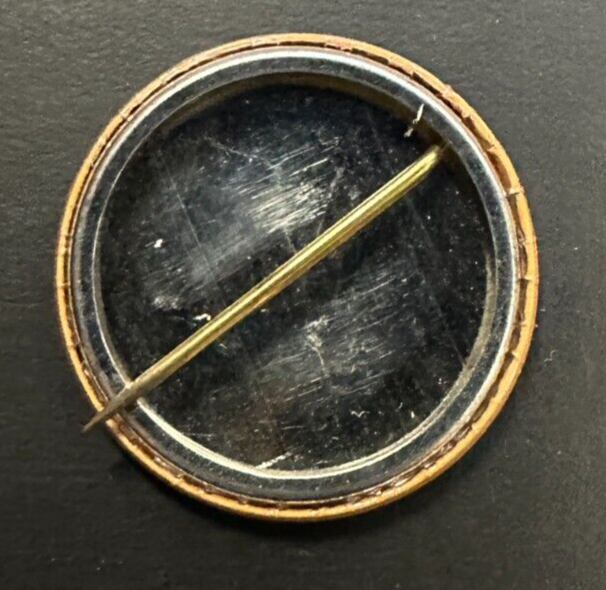 Vintage Babe Ruth Never Forgotten Pin / Pinback New York Yankees