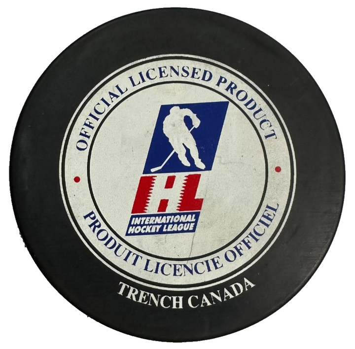 Vintage Kansas City Blades Official Hockey Puck IHL