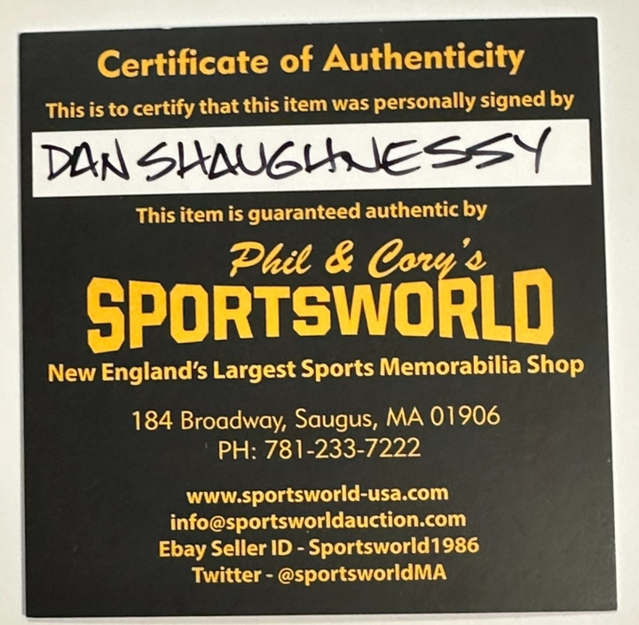 Dan Shaughnessy Autographed OML Baseball W/ 2016 Spinks Inscription