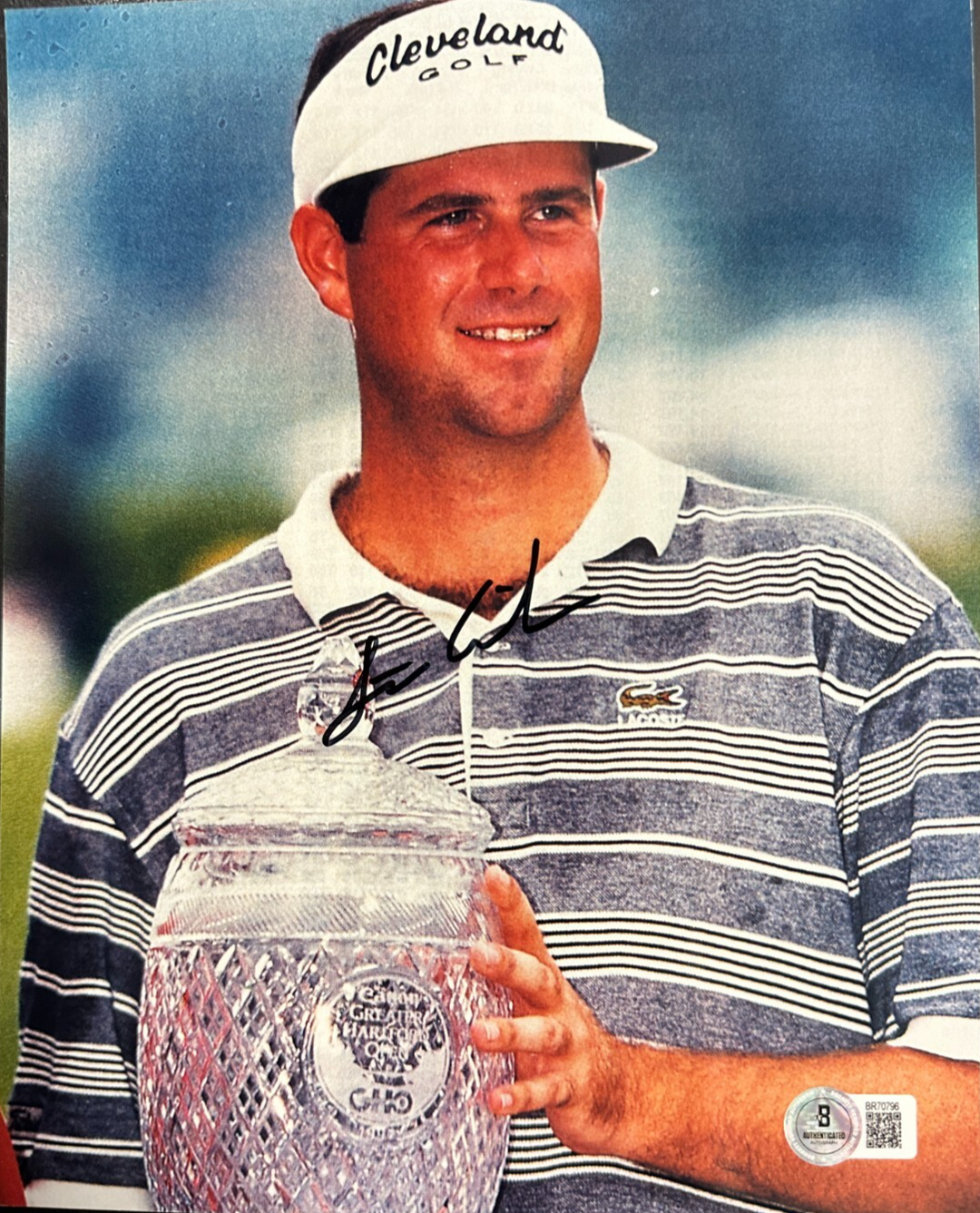 Stewart Cink Autographed 8x10 Photo PGA BAS