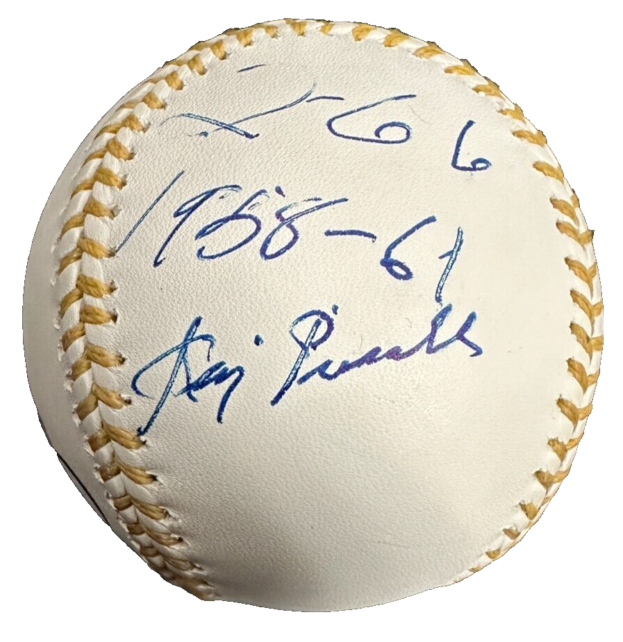 Jimmy Piersall Autographed Rawlings Gold Glove Baseball Boston Red Sox
