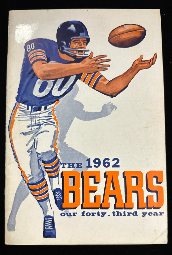 Vintage 1962 Chicago Bears Football Yearbook Ditka Bull Anderson NFL