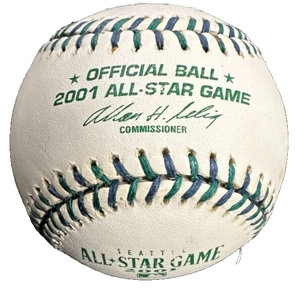 Roger Clemens Autographed 2001 All-Star Game Baseball W/ Cy 7 & Rocket Insc