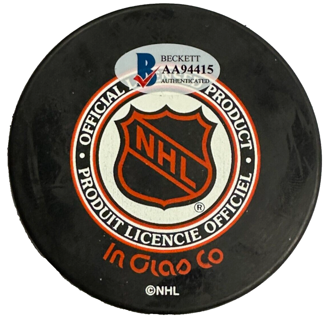 Bob Sweeney Autographed Buffalo Sabres Hockey Puck NHL BAS