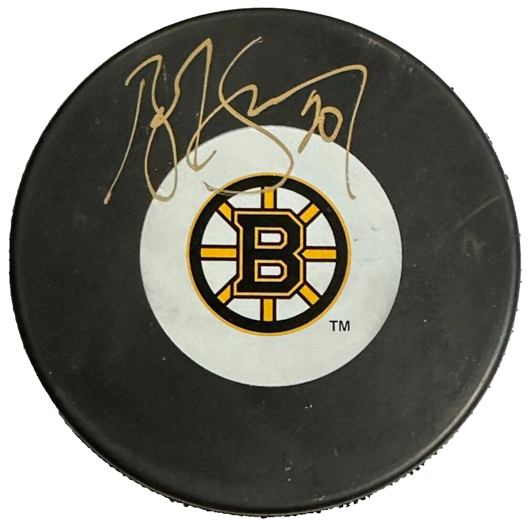 Bob Sweeney Autographed Boston Bruins Hockey Puck NHL BAS