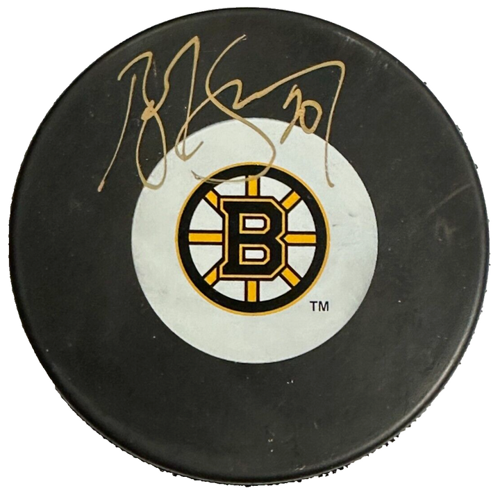 Bob Sweeney Autographed Boston Bruins Hockey Puck NHL BAS