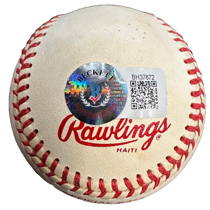 Don Baylor Autographed Official 1986 World Series Baseball Boston Red Sox BAS