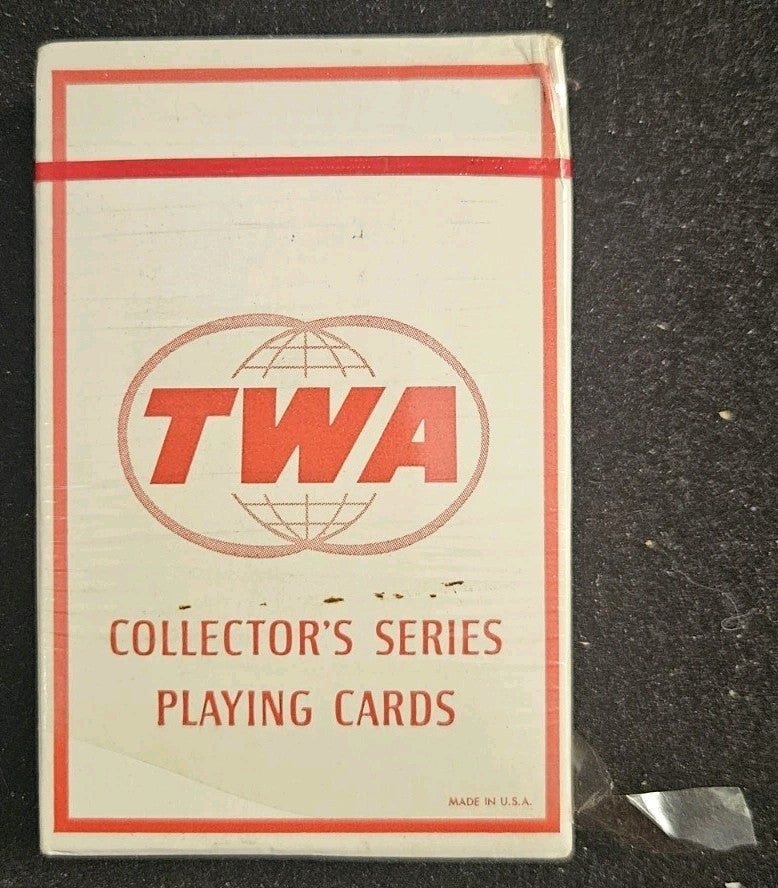 1950 TWA Airlines Collector Series Lockheed 1011 Sealed Bridge Deck Of Cards