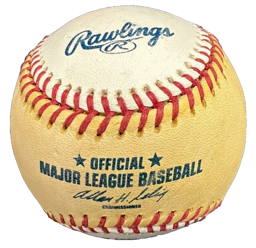 David Ortiz Autographed Official 2005 Homerun Derby Baseball Red Sox BAS
