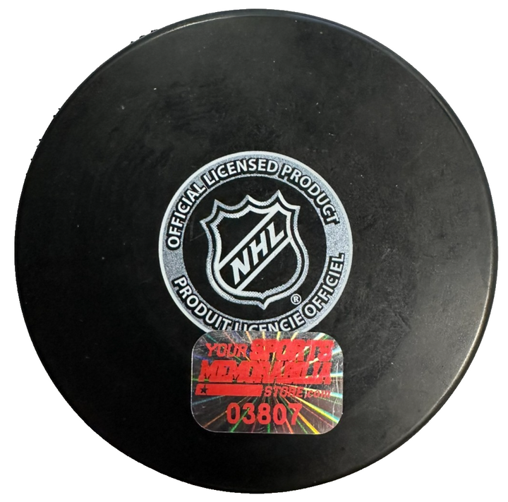Tyler Seguin Autographed Boston Bruins Hockey Puck JSA