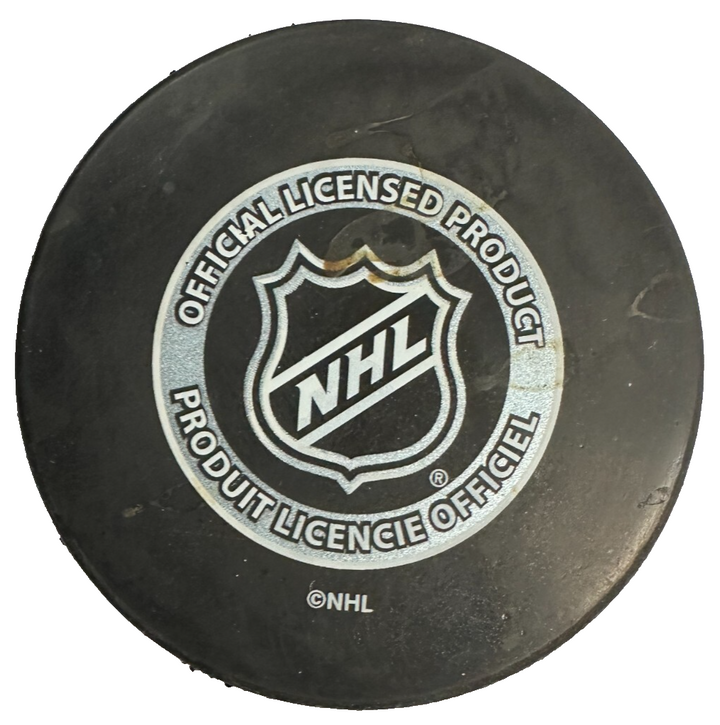 Marc Savard Autographed 2010 Winter Classic Puck Autographed Boston Bruins
