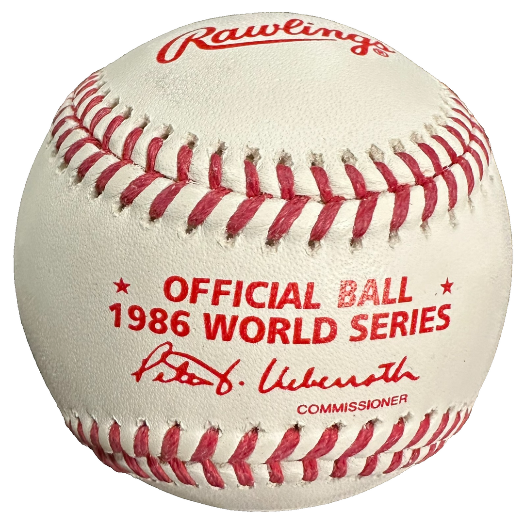 Roger Clemens Autographed 1986 World Series Baseball Boston Red Sox