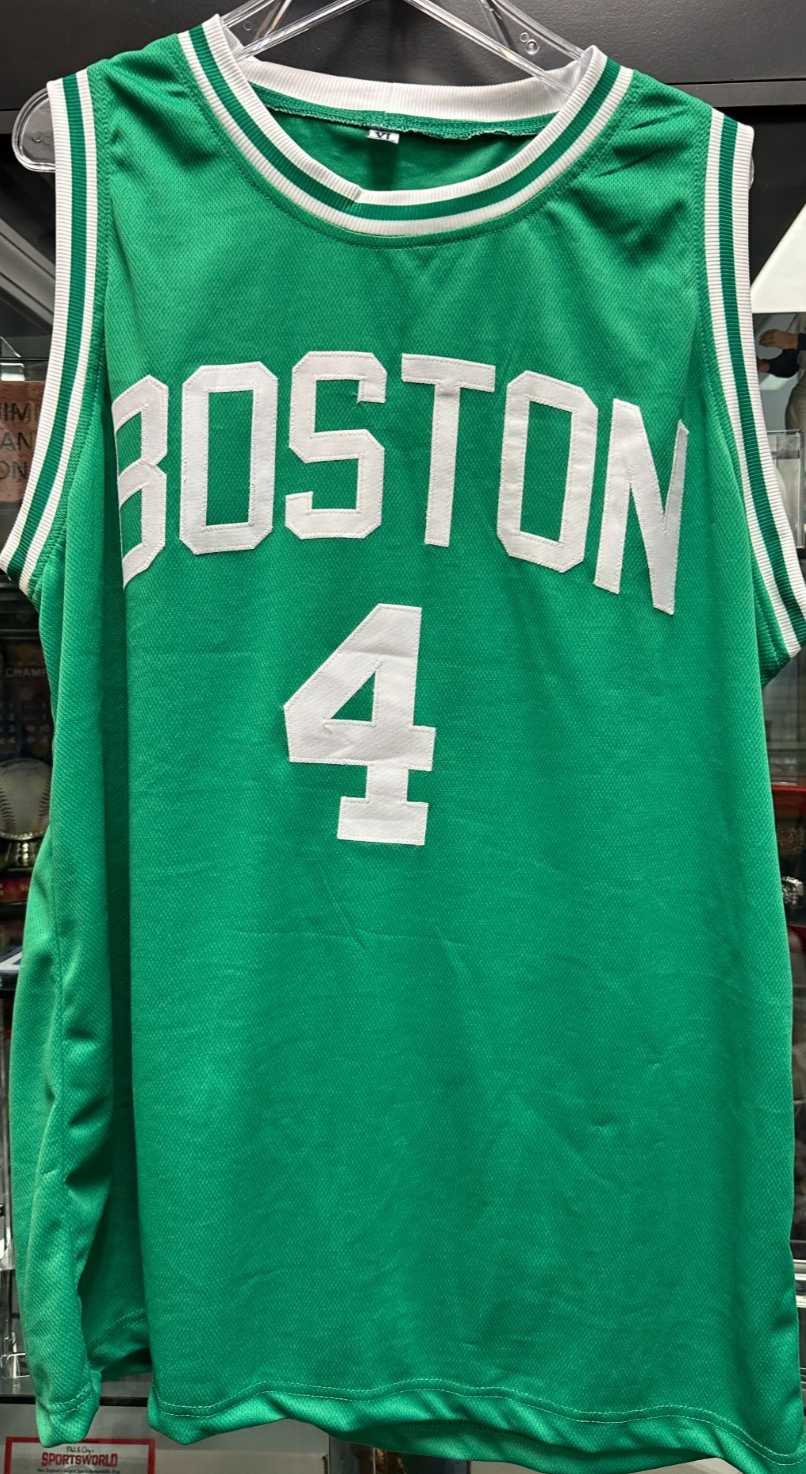 Jrue Holiday Autographed Boston Celtics Custom Road Jersey BAS