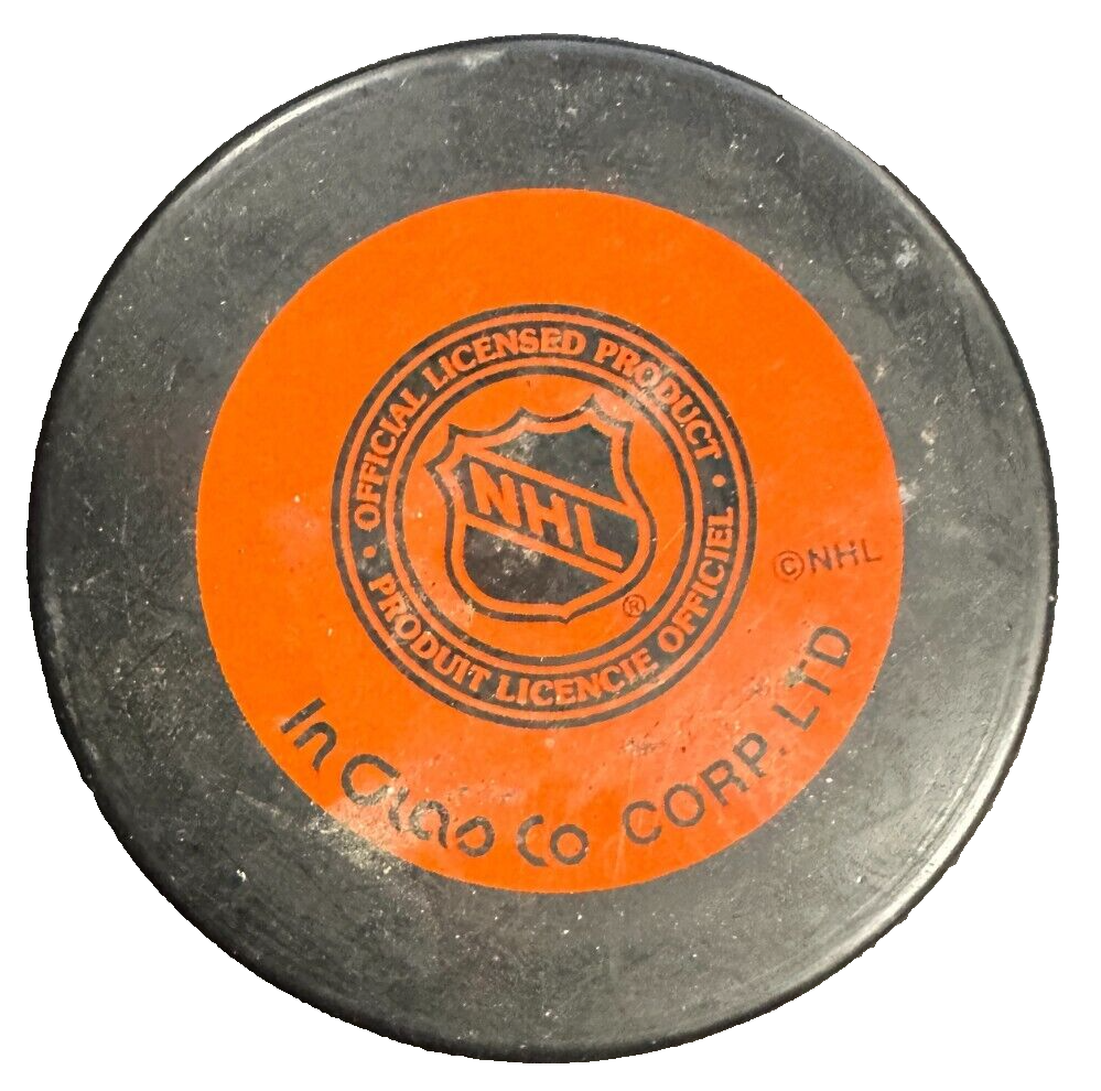 Dean Chynoweth Autographed Boston Bruins Hockey Puck NHL