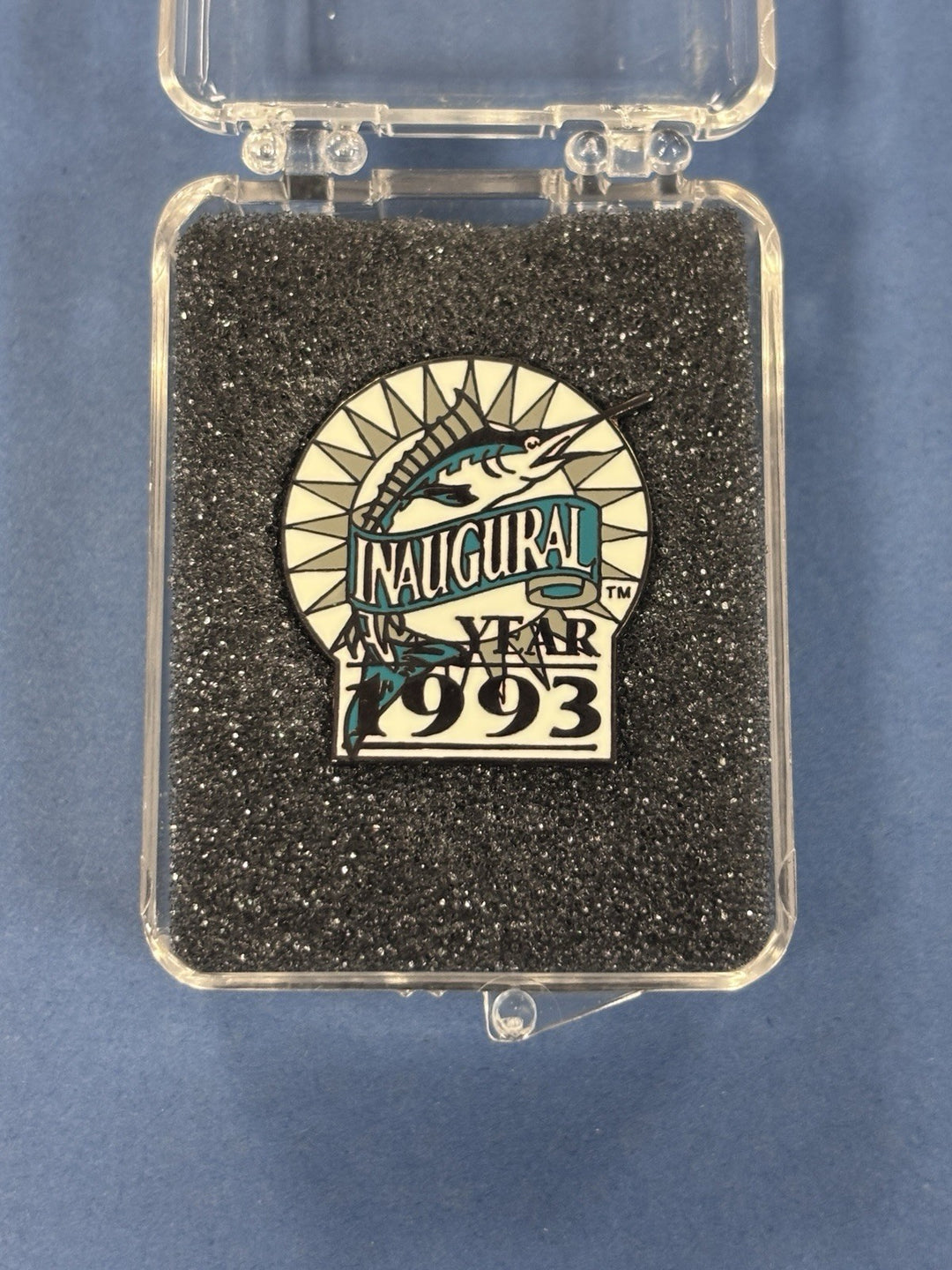 Florida Marlins Inaugural Year 1993 Pennant Lapel Hat Pin MLB Baseball