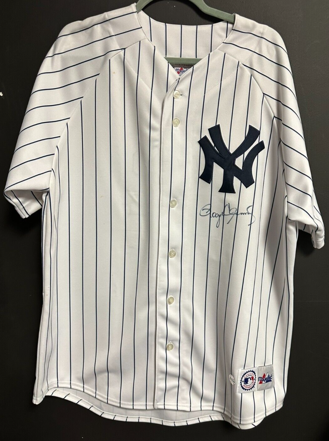 Roger Clemens Autographed Majestic New York Yankees Jersey Clemens Hologram