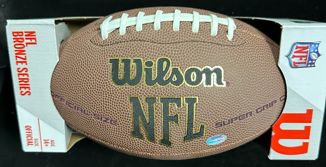 Dave Robinson Autographed Wilson NFL Football W/ HOF 2013 Packers