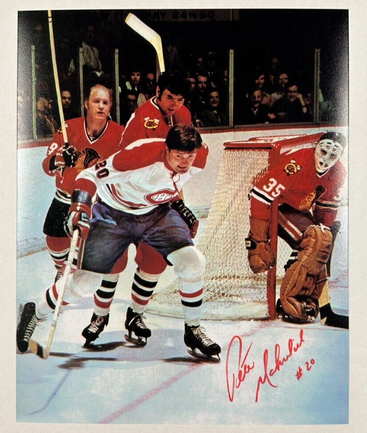 Pete Mahovlich Autographed 8x10 Montreal Canadiens Photo