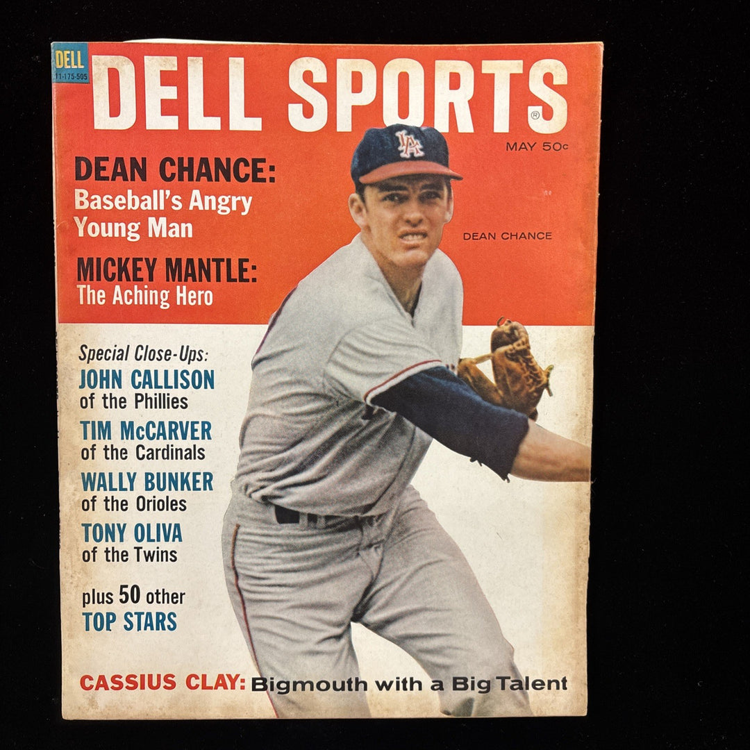 May 1985 Dell Sports Dean Chance Los Angeles Angels Cover