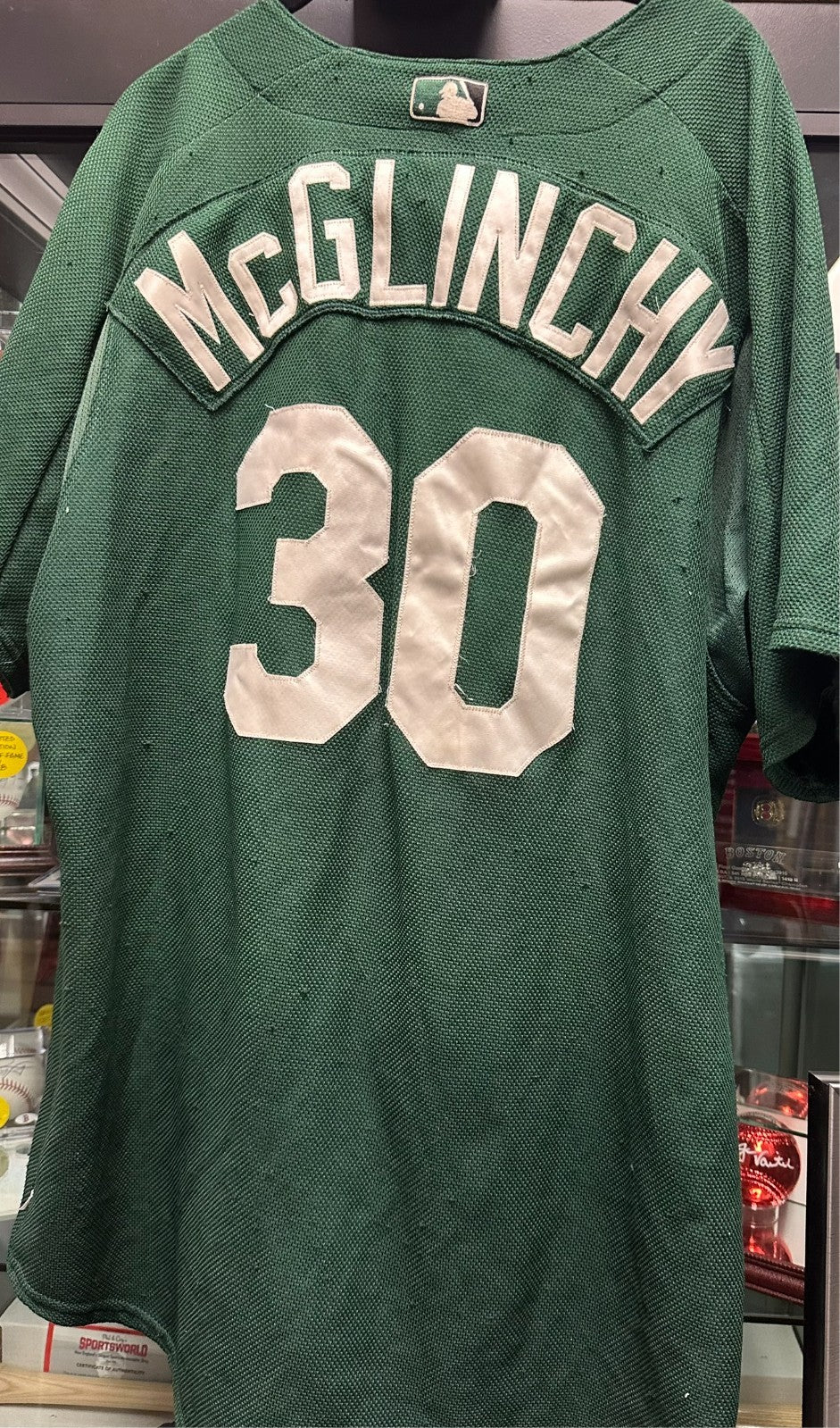 2002 Kevin McGlinchy Tampa Bay Devil Rays Game Worn Spring Training Jersey