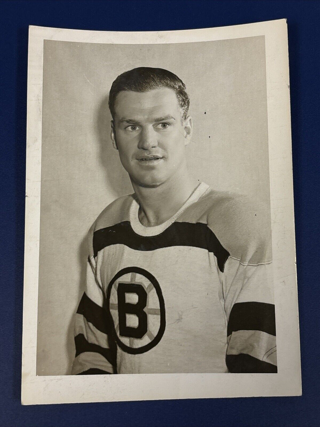 1950’s Cal Gardner Original Boston Bruins Team 5x7 Photo