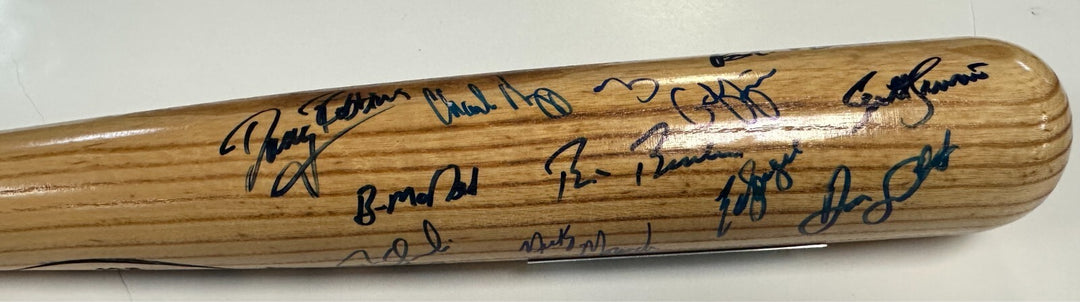 1988 Team USA Baseball Team Autographed Bat Abbott Ventura Nagy Martinez /800