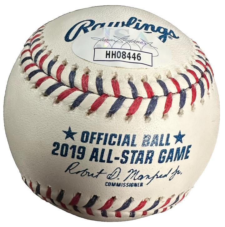 Shane Bieber Autographed 2019 All-Star Game Baseball JSA W/ 19 ASG MVP Insc