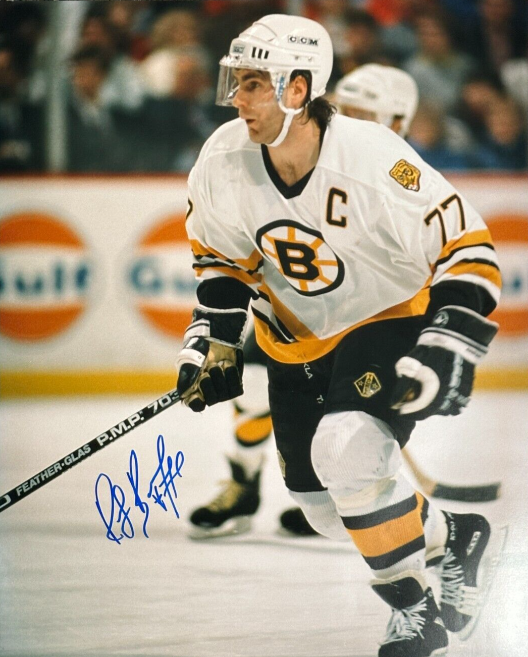 Ray Bourque Autographed 16x20 Photo Boston Bruins HOF