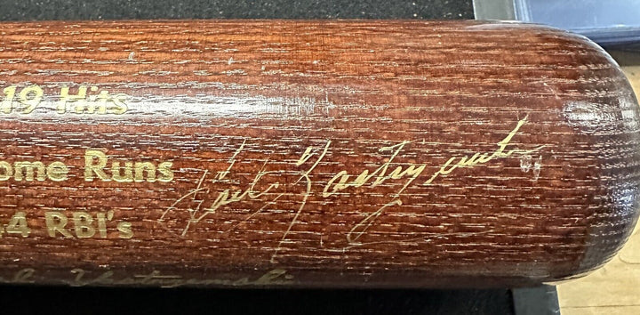 Carl Yastrzemski Signed Louisville Slugger Career Commemorative Bat /150 BAS