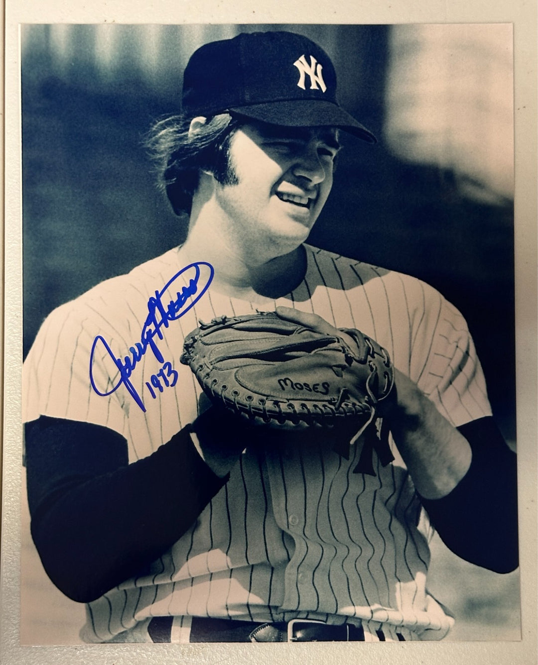 Jerry Moses Autographed New York Yankees 8x10 Photo