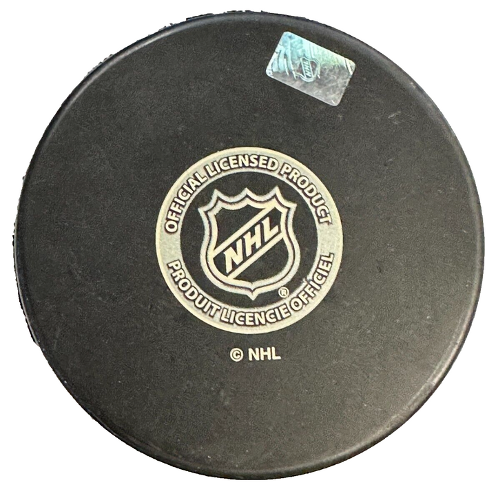 Chris Nilan Autographed Boston Bruins Hockey Puck NHL