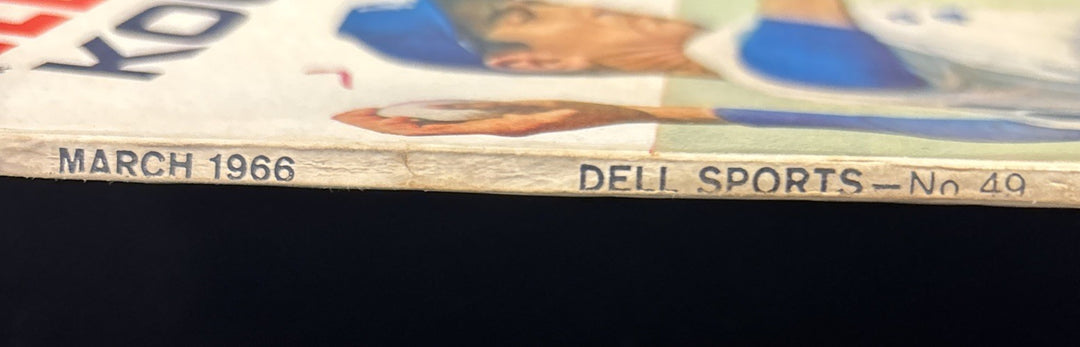 March 1966 DELL SPORTS MAGAZINE SANDY KOUFAX DODGERS 1966 SEASON PREVIEW