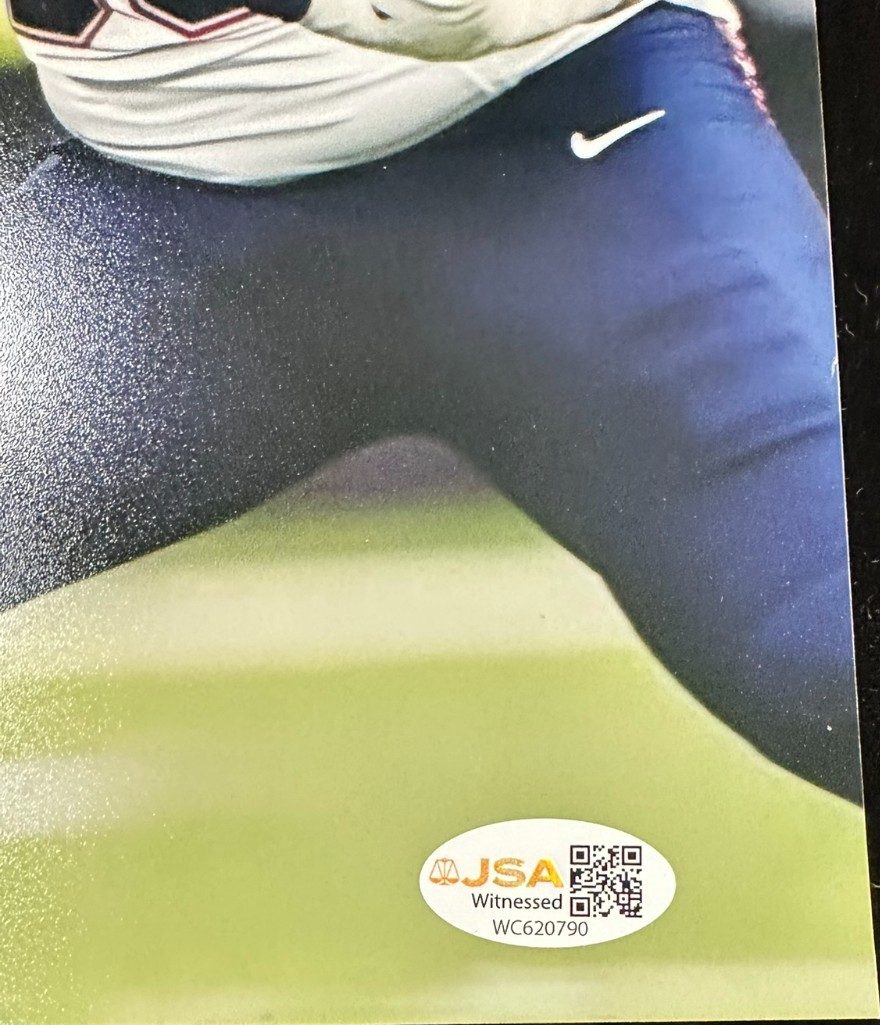 Will Campbell Signed New England Patriots 8" x 10" Photo W/ Hi Drake Insc JSA