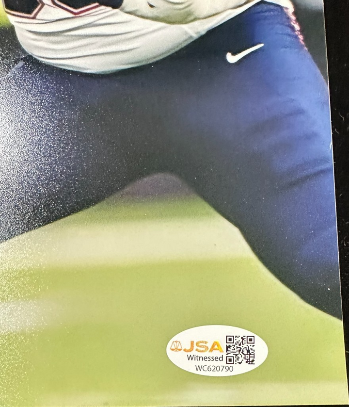 Will Campbell Signed New England Patriots 8" x 10" Photo W/ Hi Drake Insc JSA