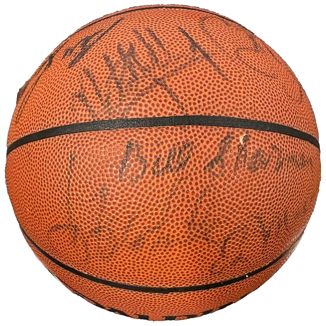 Boston Celtics Hall of Famers Signed Basketball Russell Bird Heinsohn Tiny JSA