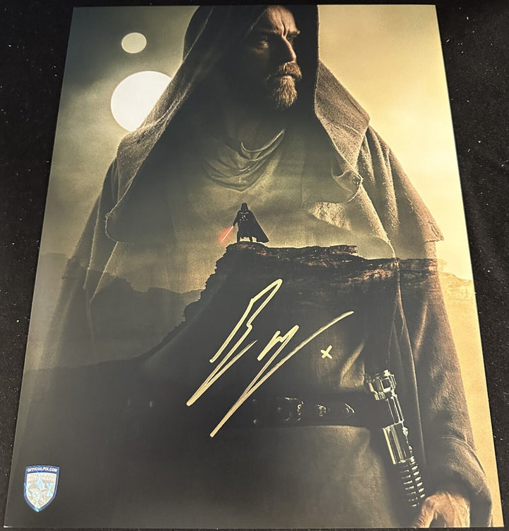 Ewan McGregor Autographed 11x14 Photo Star Wars Obi Wan Kenobi