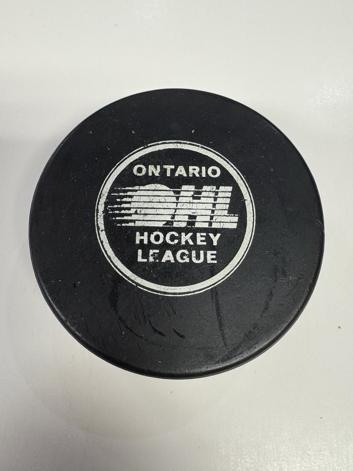 Vintage OHL Oshawa Generals Official Hockey Puck